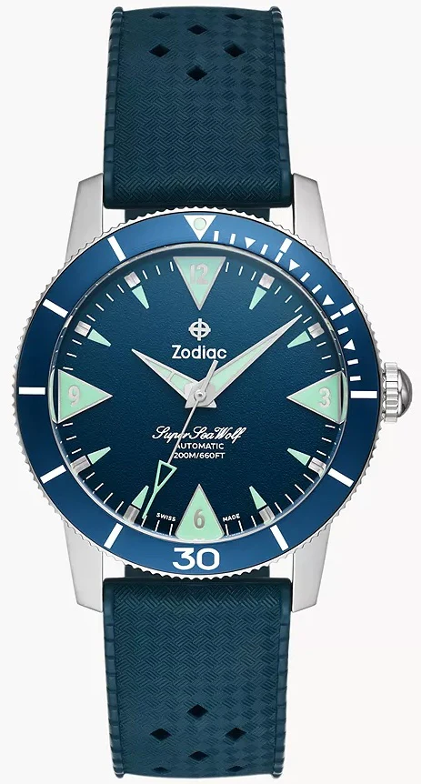 Zodiac Super Sea Wolf Skin Diver Watch