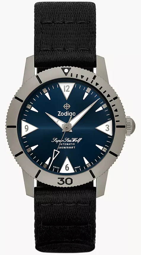 Zodiac Super Sea Wolf Titanium Skin Diver Watch