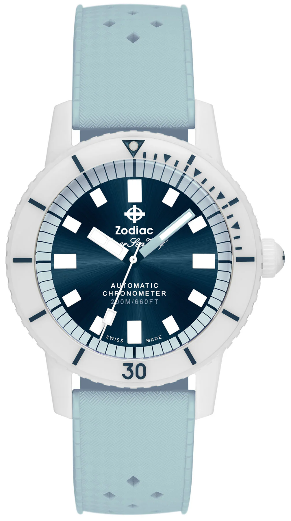 Zodiac Super Sea Wolf Ceramic Blue D