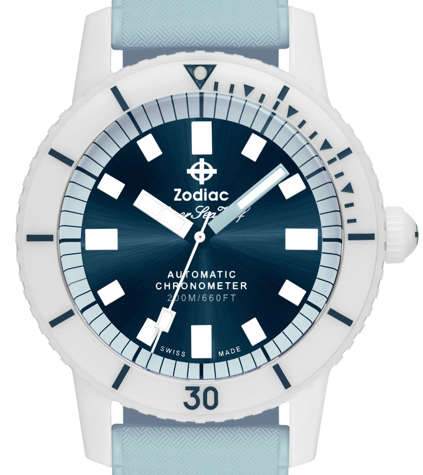 Zodiac Super Sea Wolf Ceramic Blue D - Image 4
