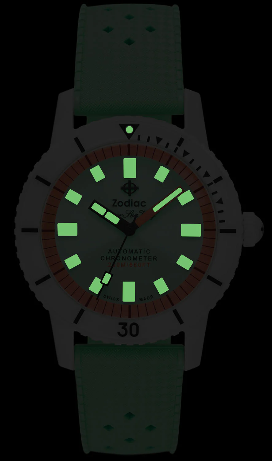 Zodiac Super Sea Wolf Ceramic Green D - Image 2